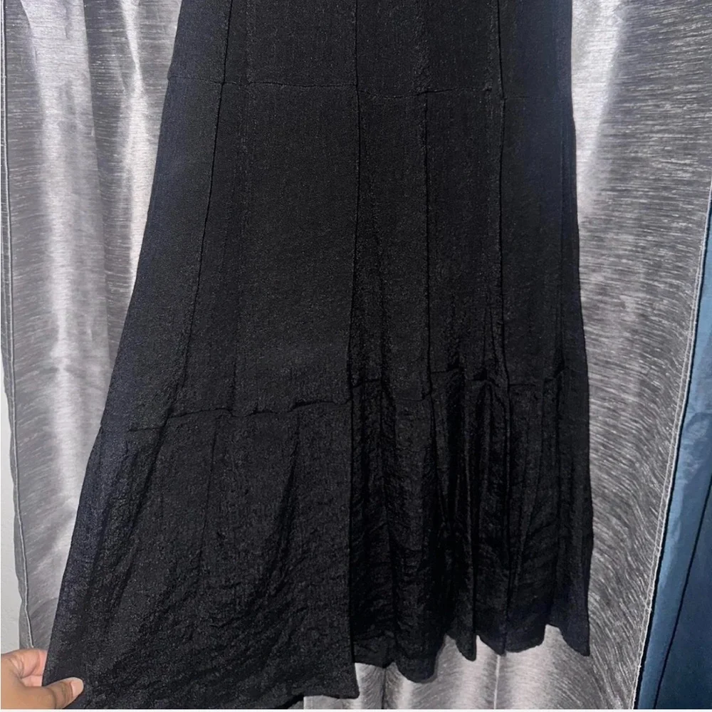 Trixxi Black Ruffled Midi Dress - Picture 2 of 4